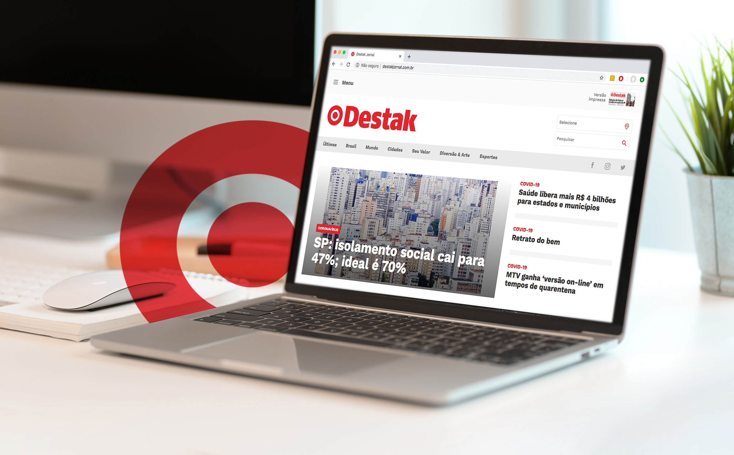 Portal de notícias publicado pela XPROG
